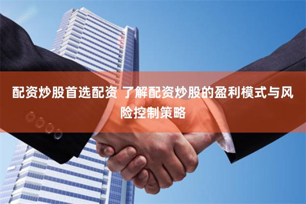 配资炒股首选配资 了解配资炒股的盈利模式与风险控制策略